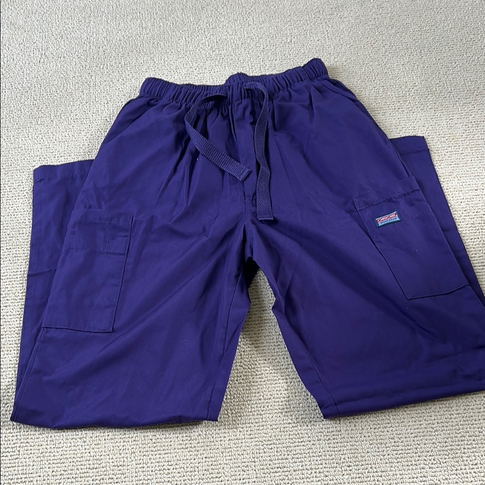 Cherokee Straight Leg Pants - Dark Purple Scrub pants🌿